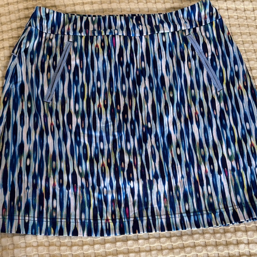 Vibrant Multicolor Patterned Skort - image 1